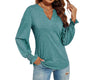 Lightweight V-Neck Long Sleeve Sweatshirt for Women