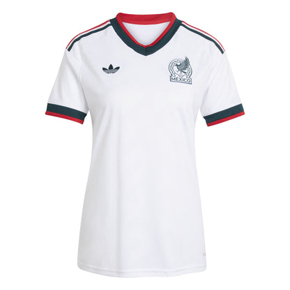 Adidas Womens Mexico 26 Away Jersey - White Denim Exchange