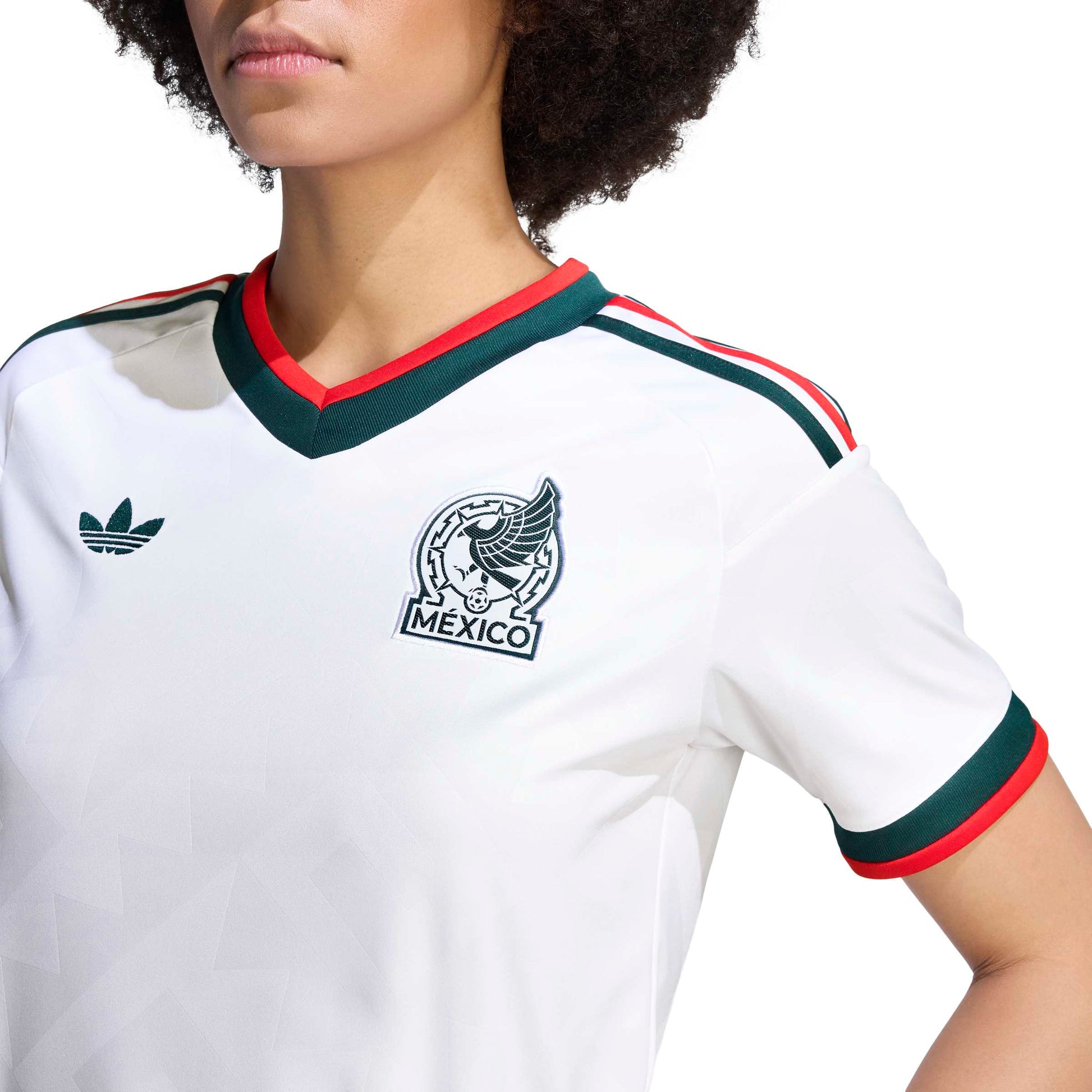 Adidas Womens Mexico 26 Away Jersey - White Denim Exchange