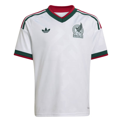 Adidas Kids Mexico 26 Away Jersey - White Denim Exchange