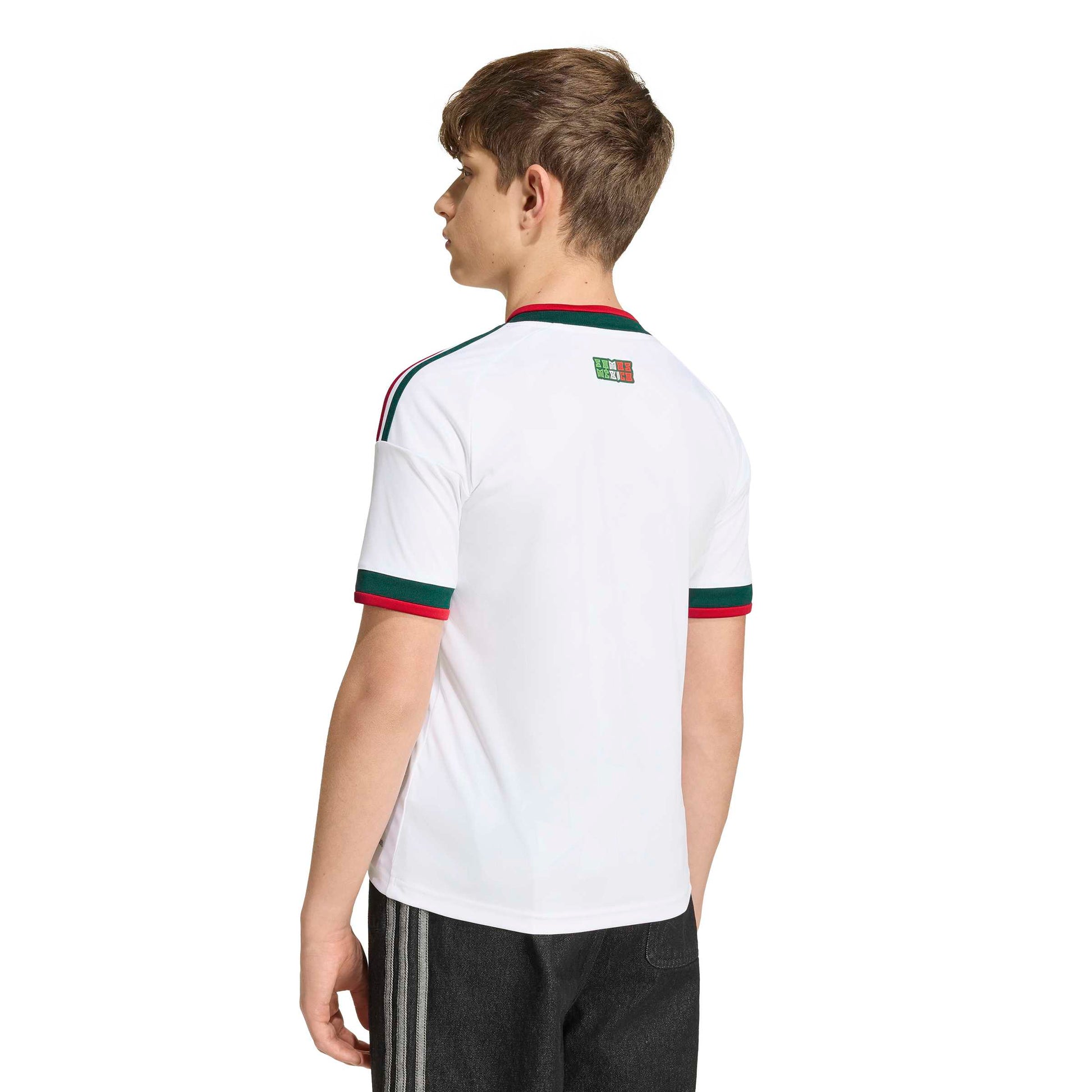 Adidas Kids Mexico 26 Away Jersey - White Denim Exchange