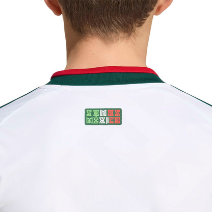 Adidas Kids Mexico 26 Away Jersey - White Denim Exchange
