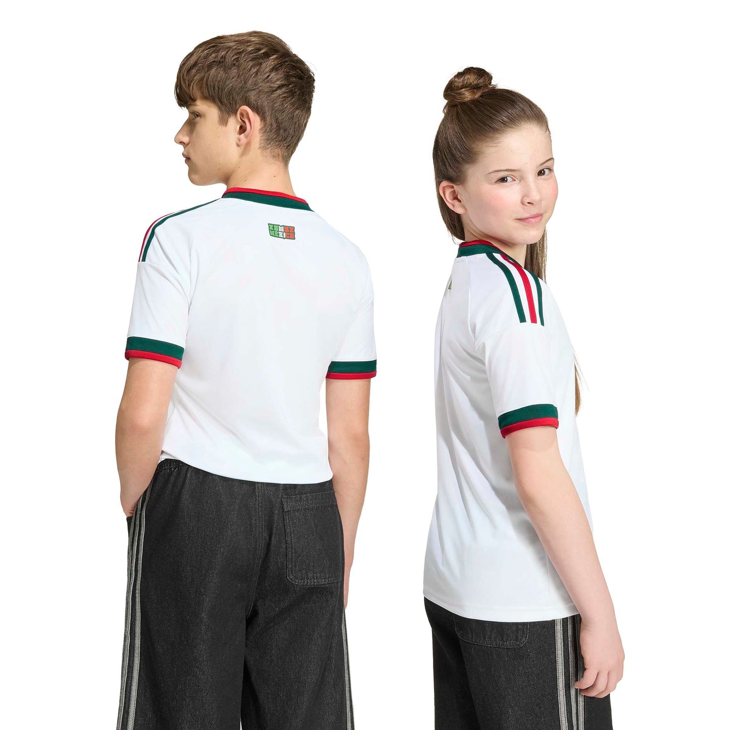 Adidas Kids Mexico 26 Away Jersey - White Denim Exchange