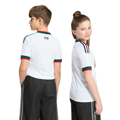 Adidas Kids Mexico 26 Away Jersey - White Denim Exchange