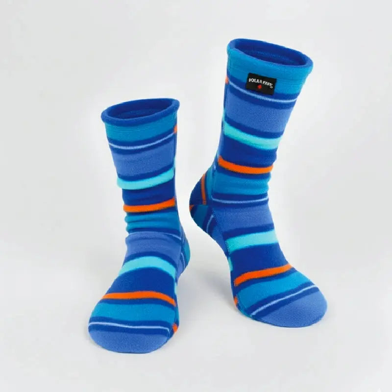 Polar Feet Fleece Socks - Jazz Stripes Polar Feet® LLC