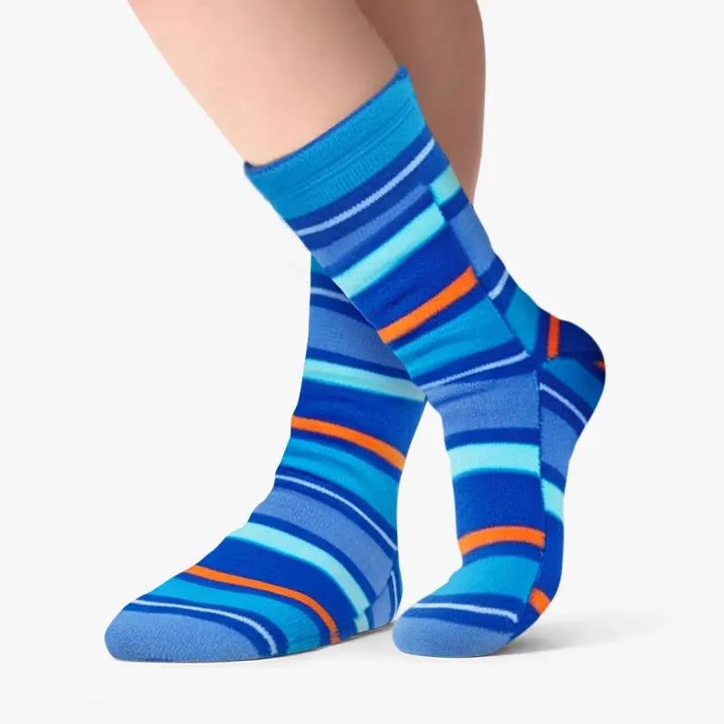 Polar Feet Fleece Socks - Jazz Stripes Polar Feet® LLC