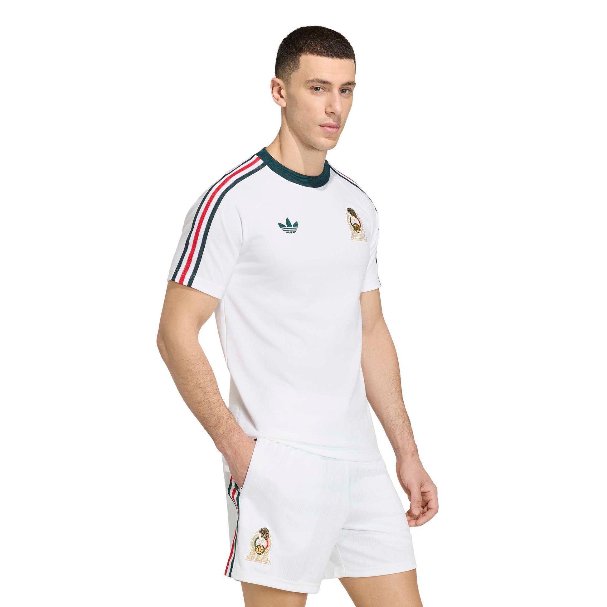Adidas Mens Mexico Originals Tee - White Denim Exchange