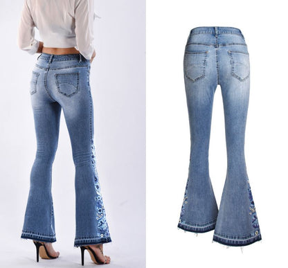 "Riley" Flared Denim Jeans Country in My Heart