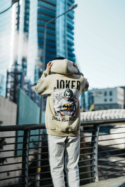 Joker "Shall We Dance?" Graphic Unisex Oversized Hoodie Withinblack