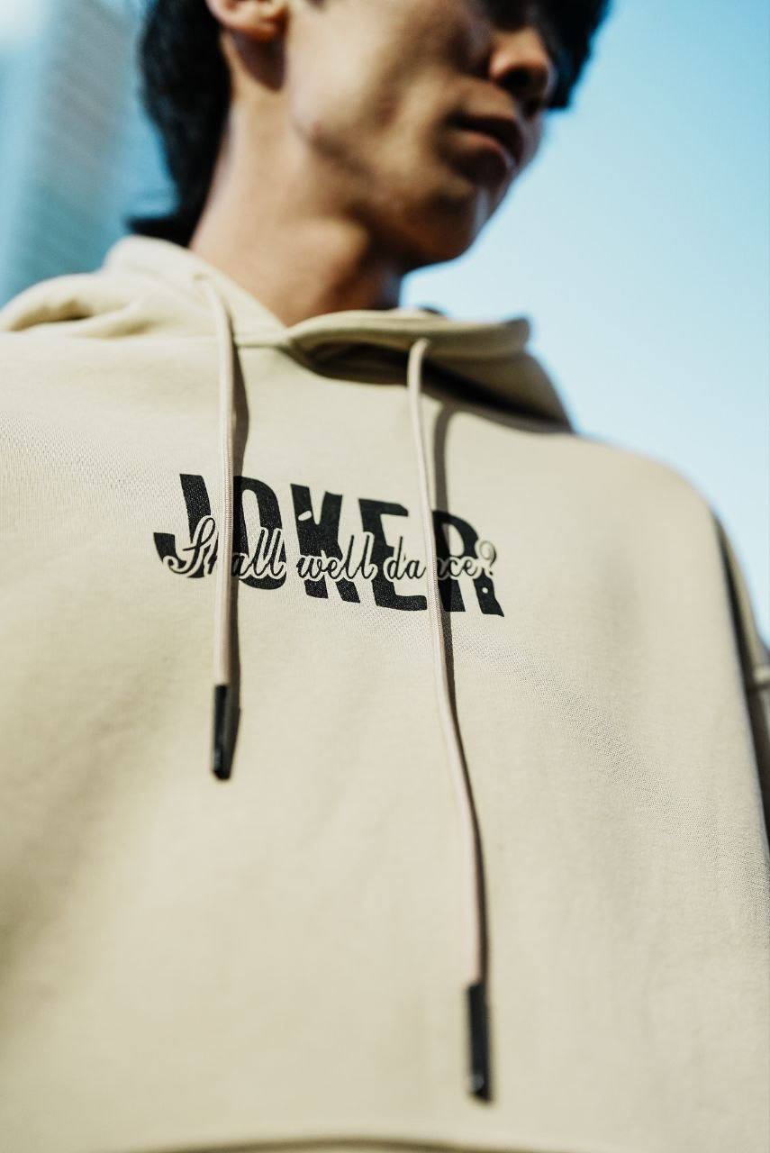 Joker "Shall We Dance?" Graphic Unisex Oversized Hoodie Withinblack