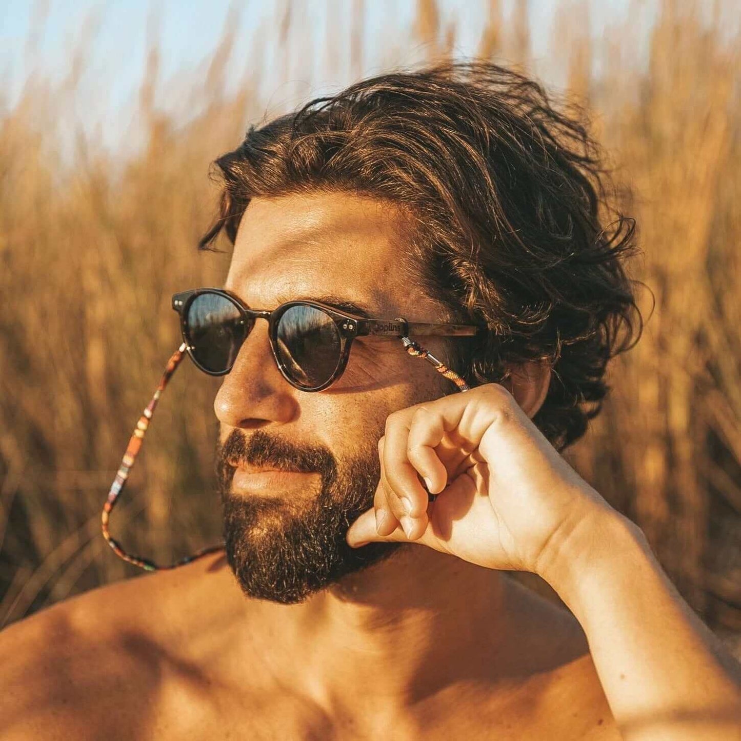 Ganges - Unisex Wood and Bio Acetate Sunglasses JOPLINS® | Premium Sustainable Sunglasses