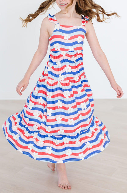 July Vibes Ruffle Maxi Dress Mila & Rose ®