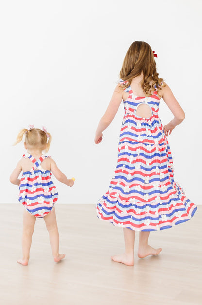 July Vibes Ruffle Maxi Dress Mila & Rose ®