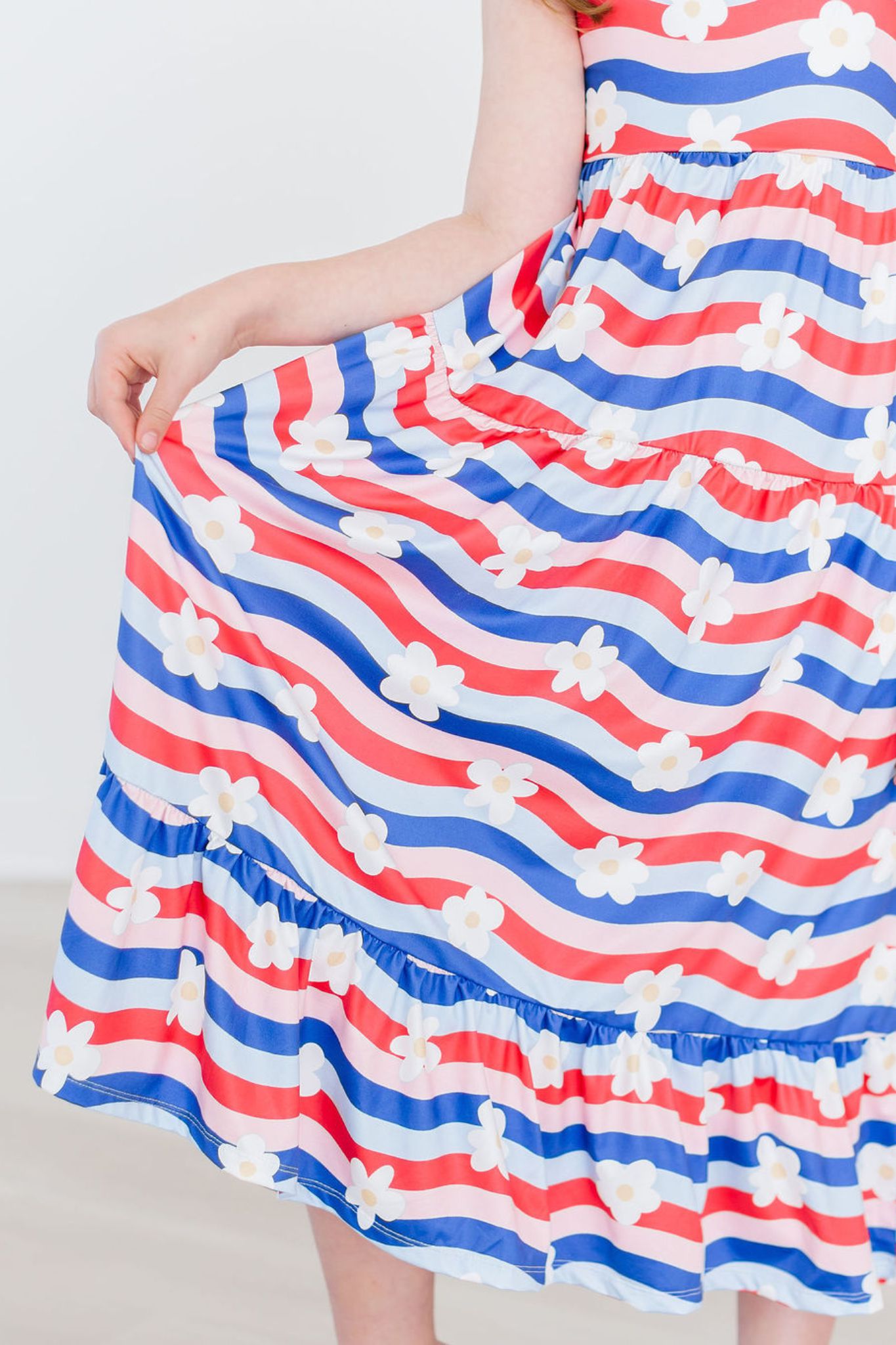 July Vibes Ruffle Maxi Dress Mila & Rose ®