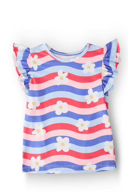 July Vibes S/S Ruffle Tee