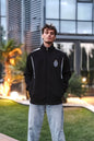 Juventus Logo Oversized Zip-Up Sweatshirt - Stylish and Comfortable Fanwear Withinblack