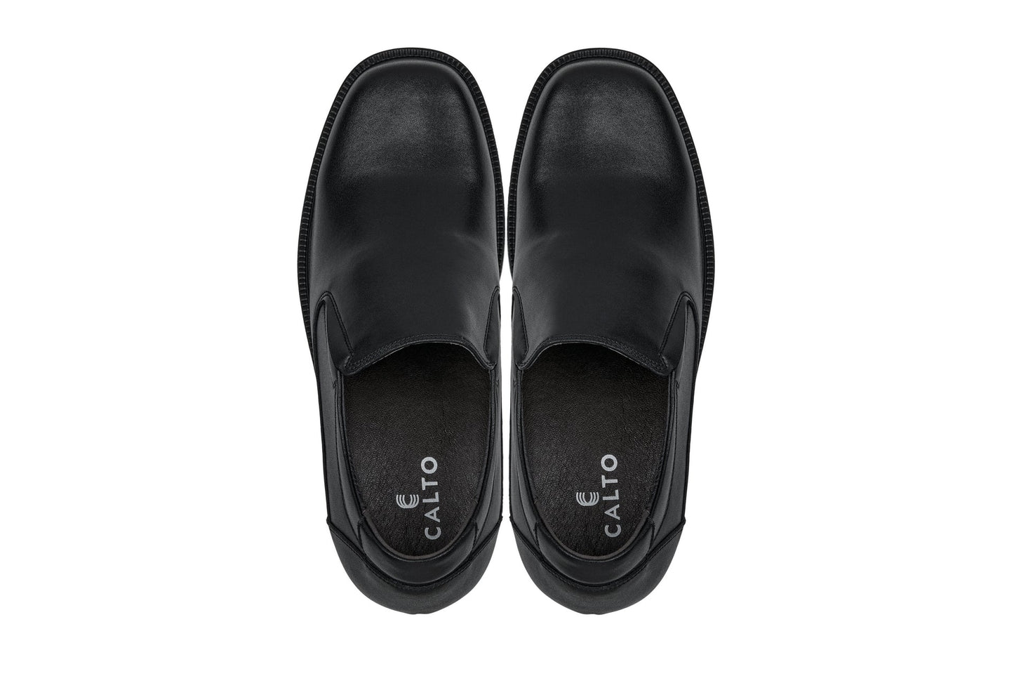 CALTO - K31714 - 3.6 Inches Taller (Black) - Lightweight Tallmenshoes.com