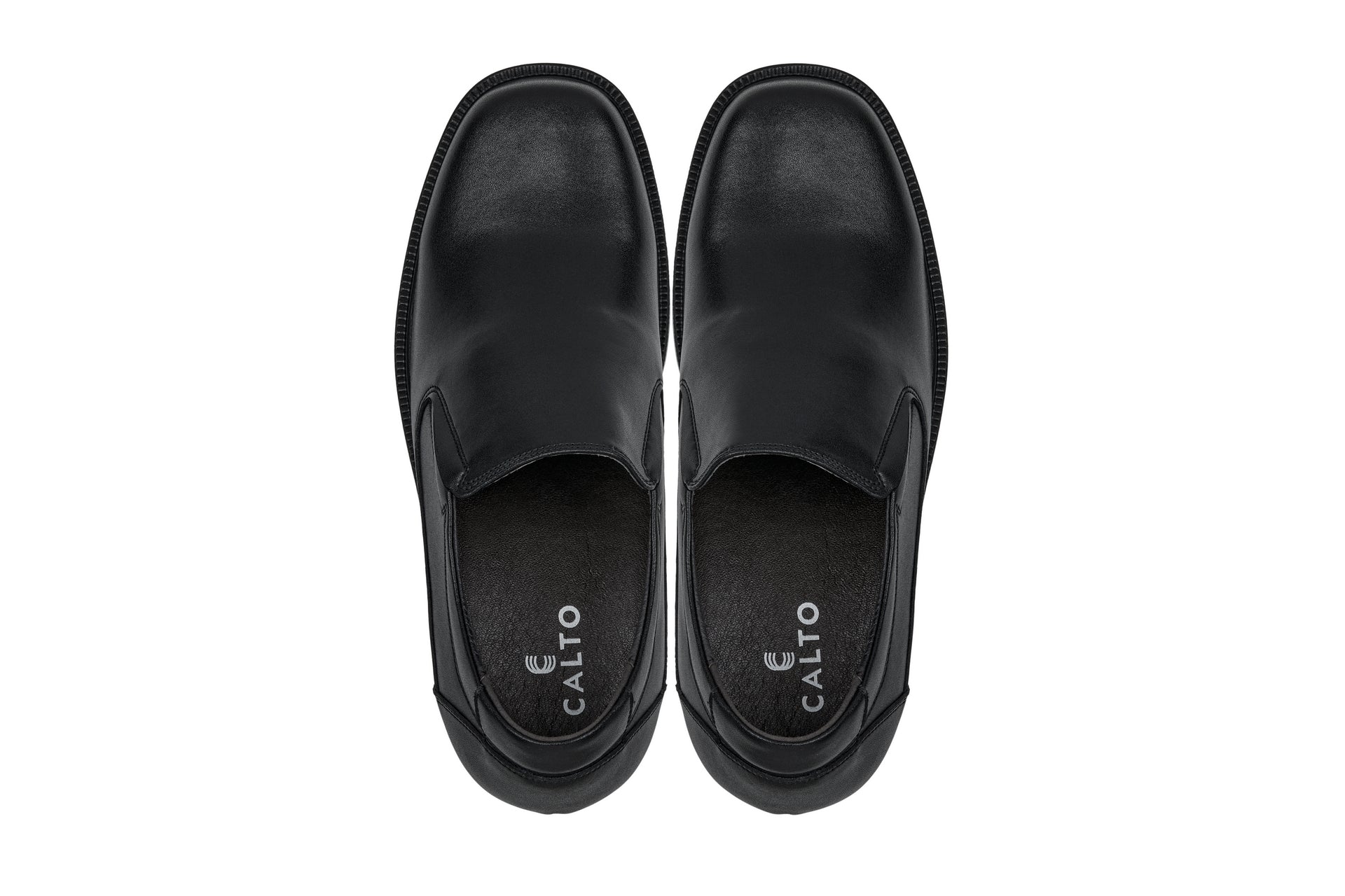 CALTO - K31714 - 3.6 Inches Taller (Black) - Lightweight Tallmenshoes.com