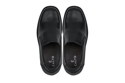 CALTO - K31714 - 3.6 Inches Taller (Black) - Lightweight Tallmenshoes.com