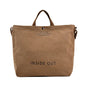Large Capacity Canvas Letters Tote Bag for Women