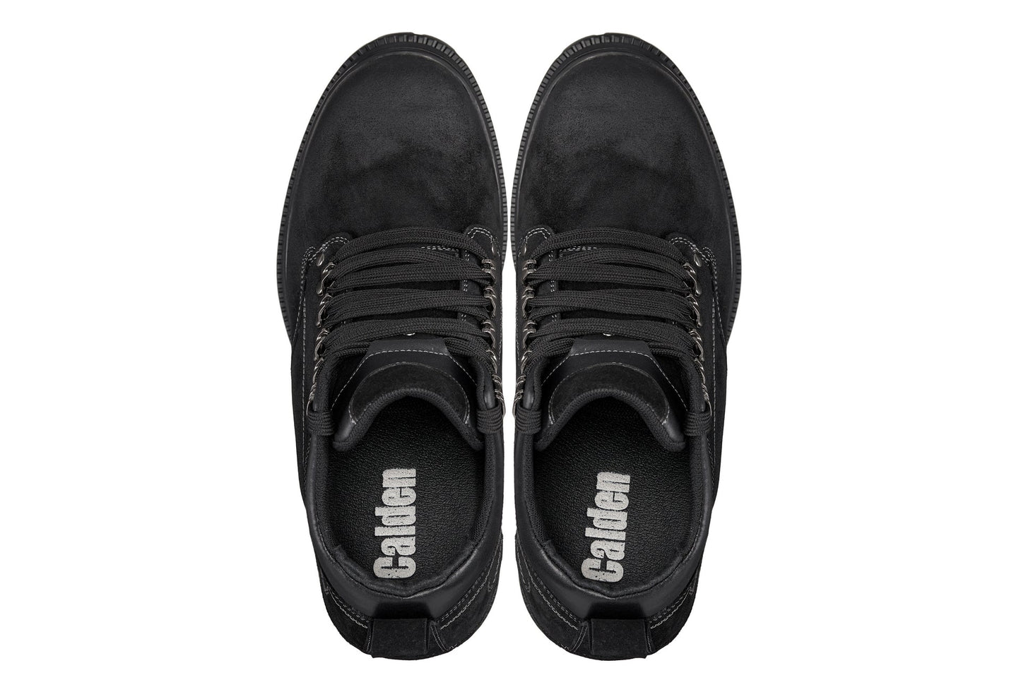 CALDEN 5.2" Taller Black Nubuck Height-Increasing Boots K881802 Tallmenshoes.com