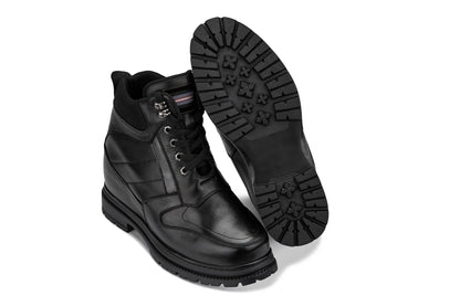 CALDEN Black 5.2" Taller Men's Elevator Boots K881805 Tallmenshoes.com