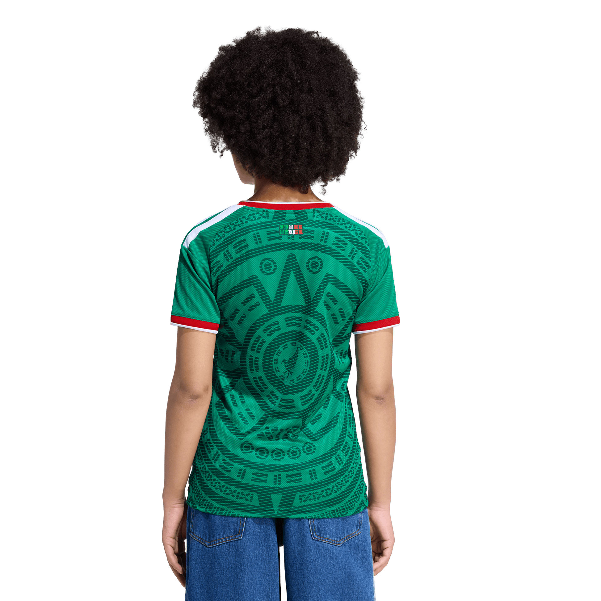 Adidas Womens Mexico 26 Jersey - Green Denim Exchange