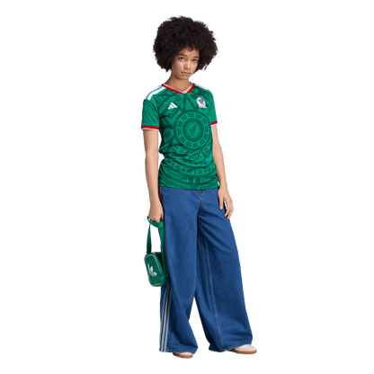 Adidas Womens Mexico 26 Jersey - Green Denim Exchange