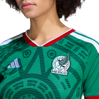 Adidas Womens Mexico 26 Jersey - Green Denim Exchange
