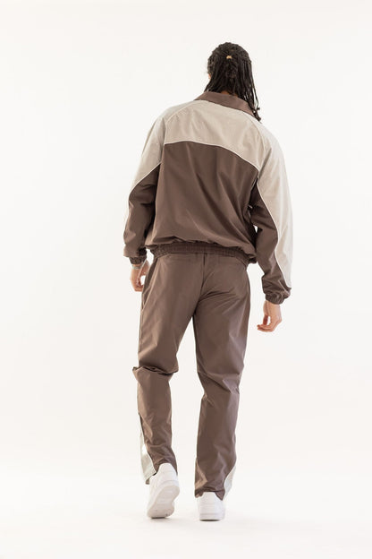 Kindred Rhinestone Track Suit - Brown/Khaki Denim Exchange