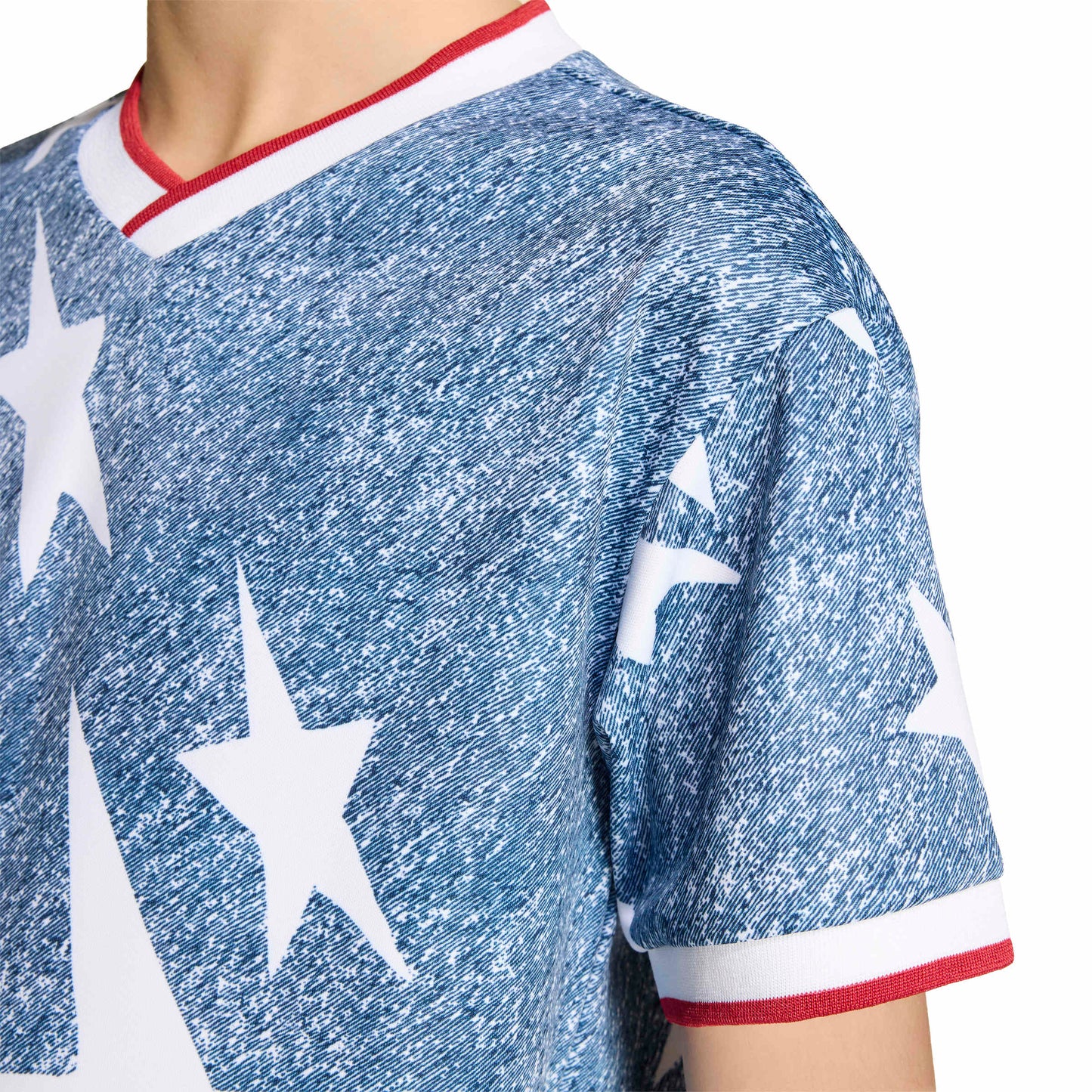 Adidas Kids Denim Graphic Jersey - Blue Denim Exchange