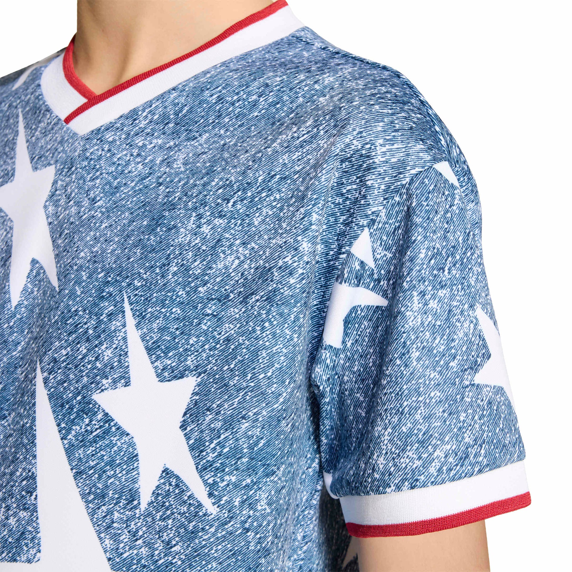 Adidas Kids Denim Graphic Jersey - Blue Denim Exchange