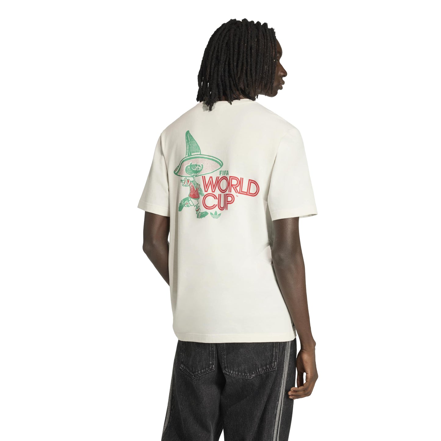 Adidas Mens Mascot Tee - Cloud White Denim Exchange