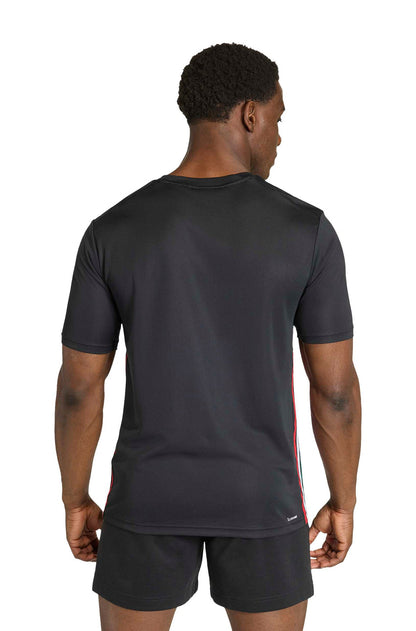 Adidas Workout Essentials Base 3-Stripes T-Shirt Denim Exchange