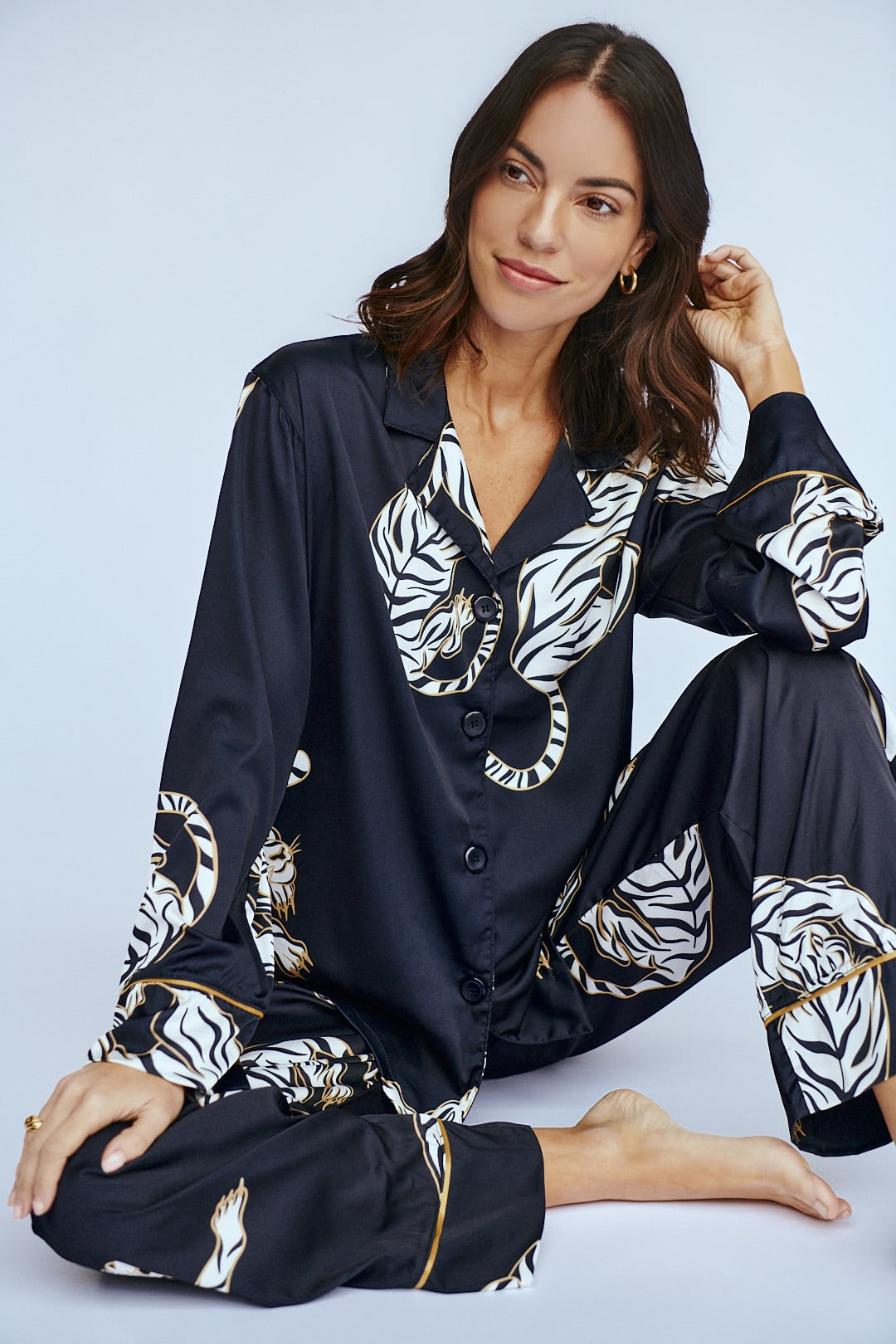 Washable Silk Pajama Set - Kenya Simoné Sleepwear USA