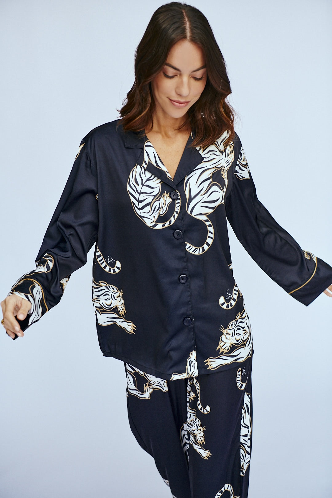 Washable Silk Pajama Set - Kenya Simoné Sleepwear USA