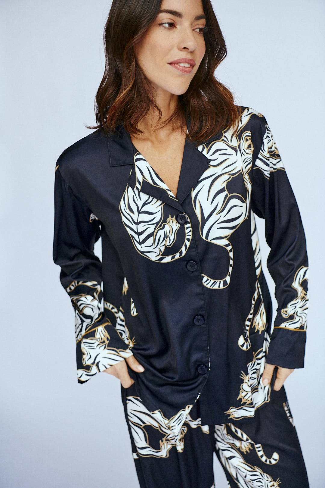 Washable Silk Pajama Set - Kenya Simoné Sleepwear USA