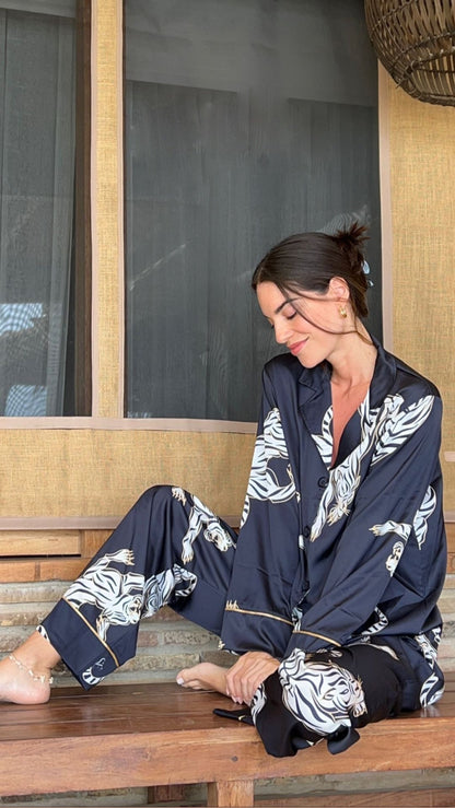 Washable Silk Pajama Set - Kenya Simoné Sleepwear USA