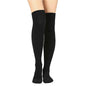 Over the Knee Fleece Socks - Black Polar Feet® LLC