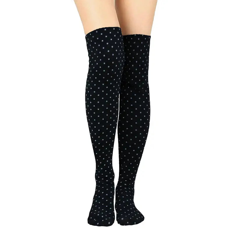 Over The Knee Fleece Socks - Domino Polar Feet® LLC