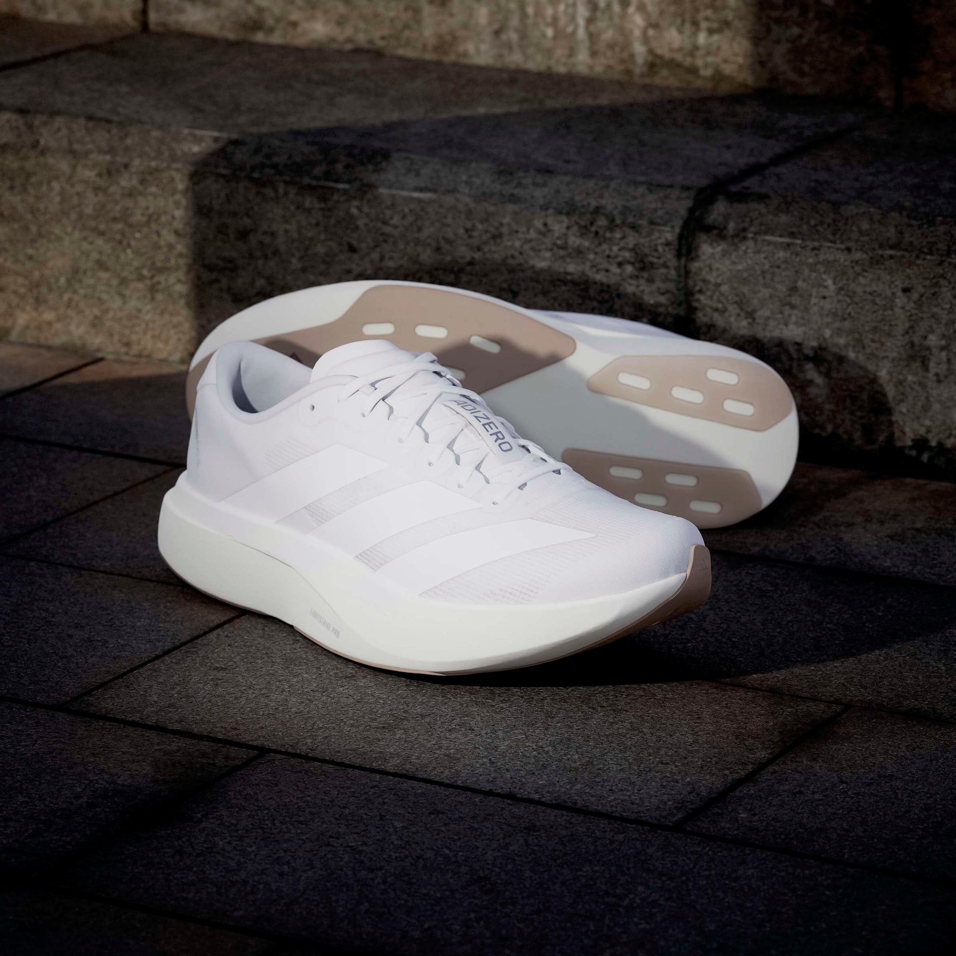 Adidas Mens adizero Evo SL - White Denim Exchange