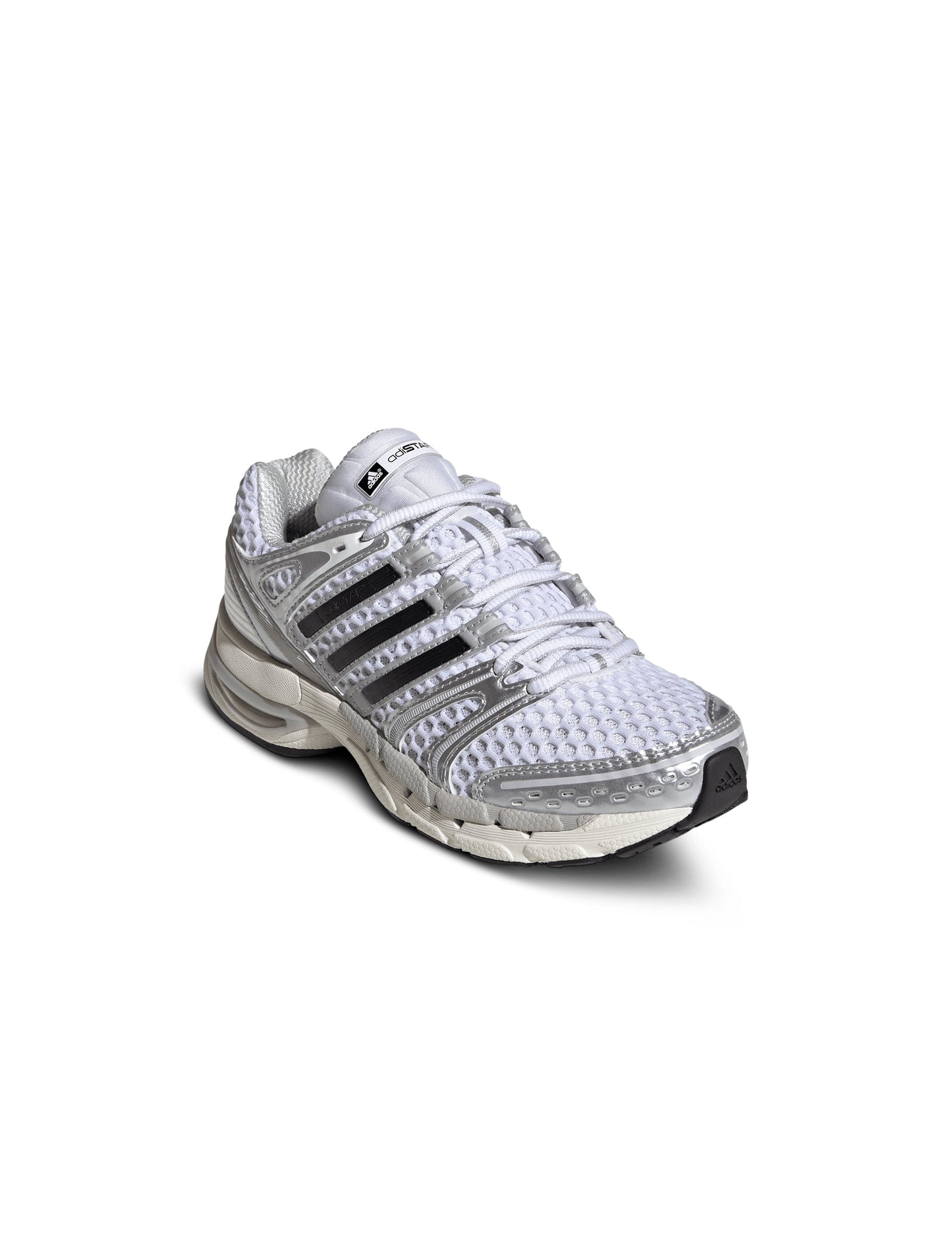 Adidas Big Kids Adistar Control 5 - White/Silver Denim Exchange