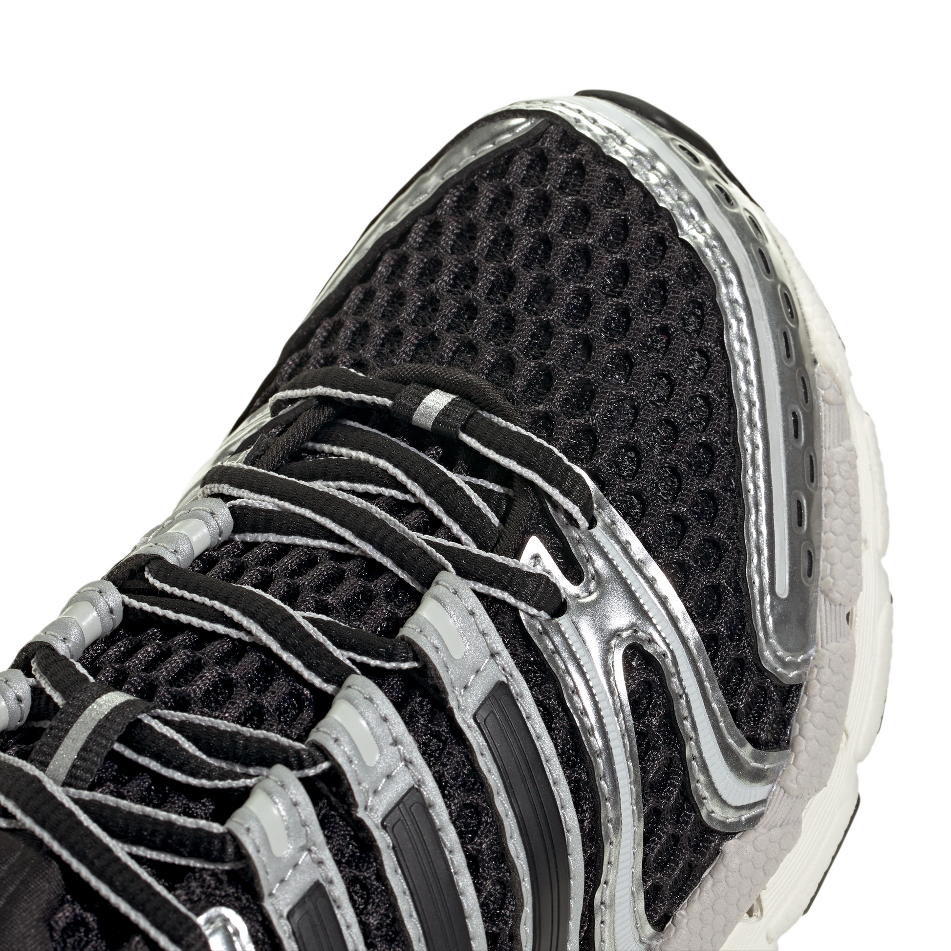 Adidas Big Kids Adistar Control 5 - Black/Silver Denim Exchange