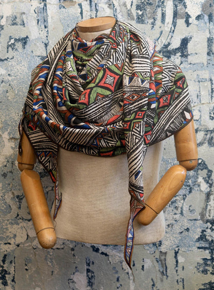 Kora Silk Scarf Late Sunday Afternoon