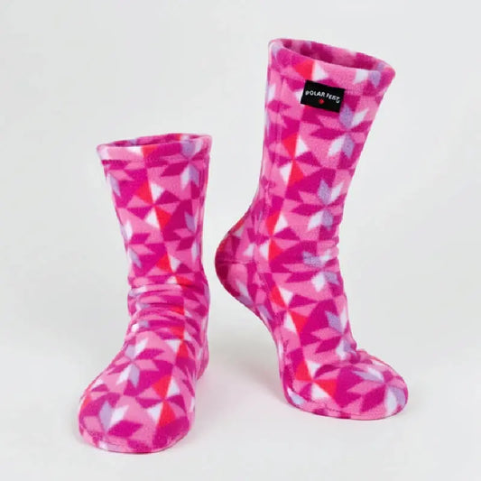 Polar Feet Fleece Socks - Kaleidoscope Polar Feet® LLC