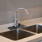 Silicone Kitchen Sink Faucet Splash Guard and Drip Catcher Tray