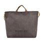 Large Capacity Canvas Letters Tote Bag for Women