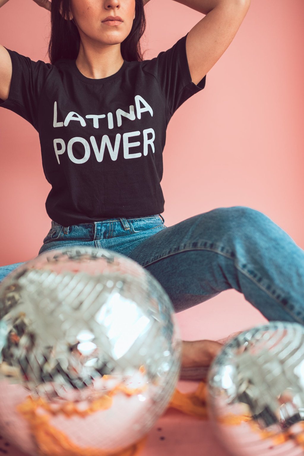 Black Latina Power Shirt JZD