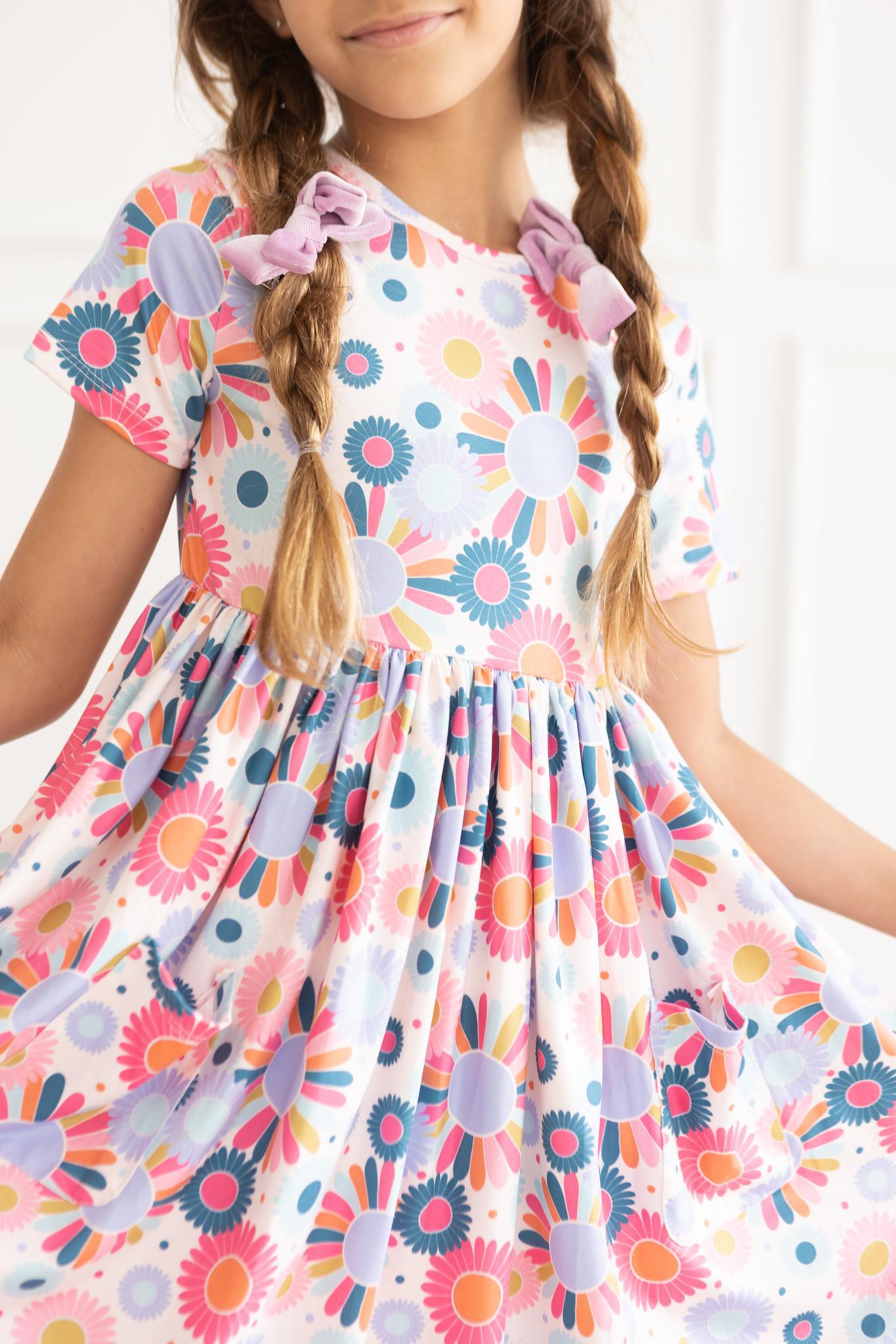 Keep Growing S/S Pocket Twirl Dress Mila & Rose ®
