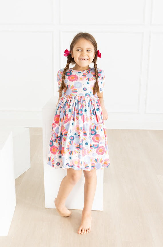 Keep Growing S/S Pocket Twirl Dress Mila & Rose ®